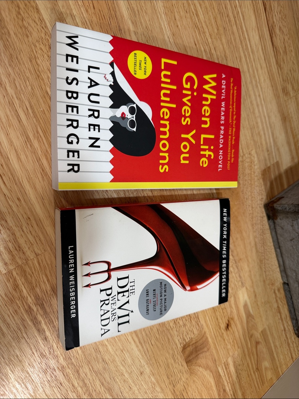 Bundle of Books. The devil wears Prada and when life gives you Lululemons.